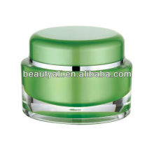 15ml 30ml 50ml Oval shaped Acrylic cosmetic package jar
